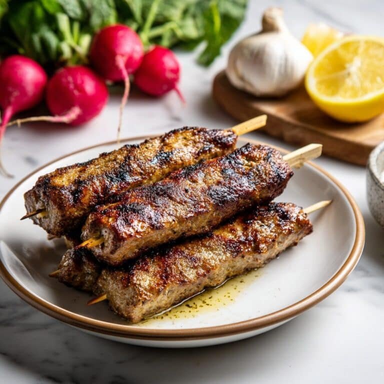 Grilled Marinated Pork Skewers with Homemade Aioli Recipe