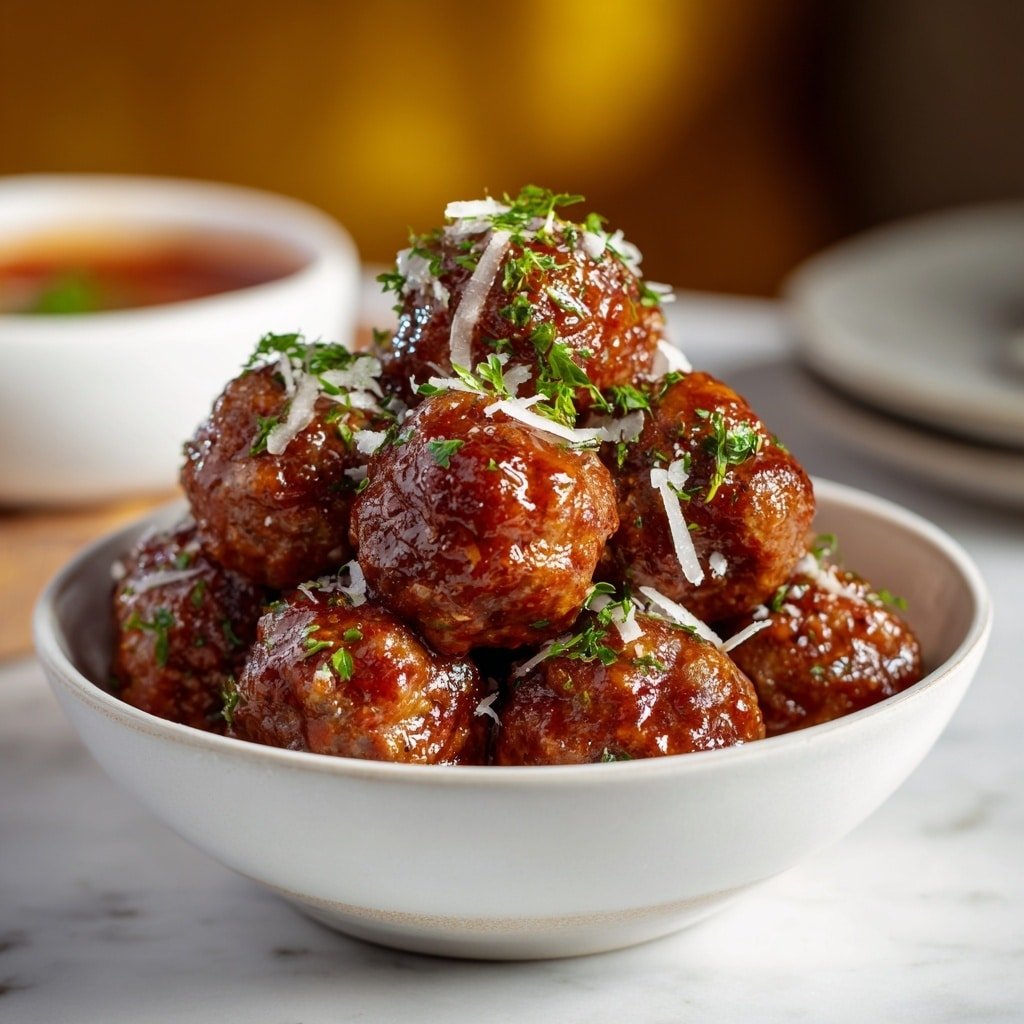 Mini Meatballs with Parmesan and Italian Seasoning Recipe
