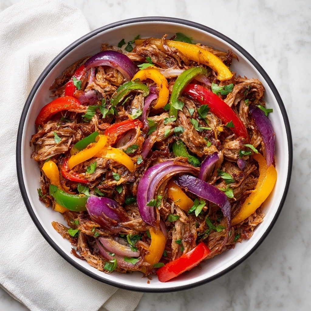 Crockpot Fajitas Recipe - Recipe Image — Crockpot Fajitas, slow cooker fajitas recipe, easy fajitas dinner, make-ahead fajitas, flavorful slow cooker fajitas