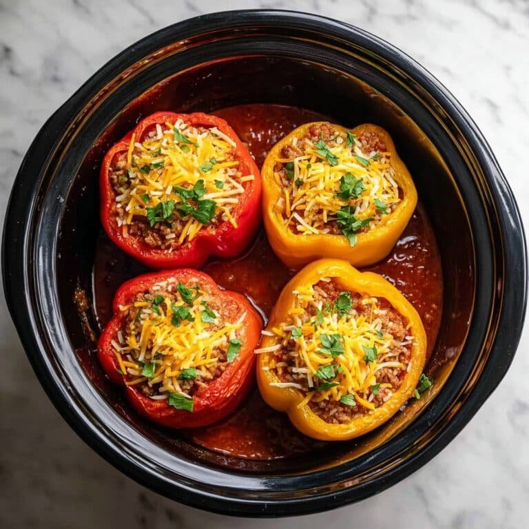 Crockpot Stuffed Peppers Recipe