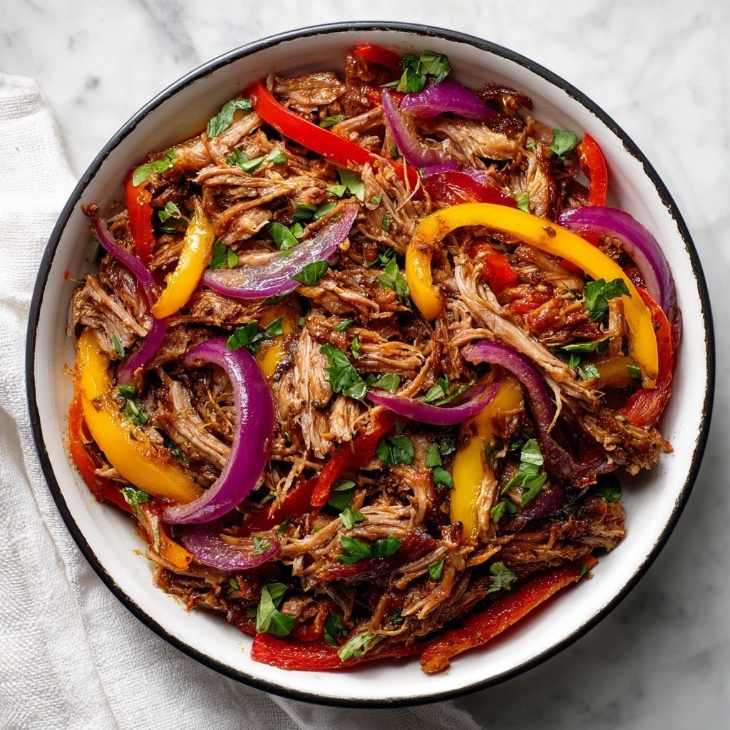 Crockpot Fajitas Recipe - Recipe Image — Crockpot Fajitas, slow cooker fajitas recipe, easy fajitas dinner, make-ahead fajitas, flavorful slow cooker fajitas