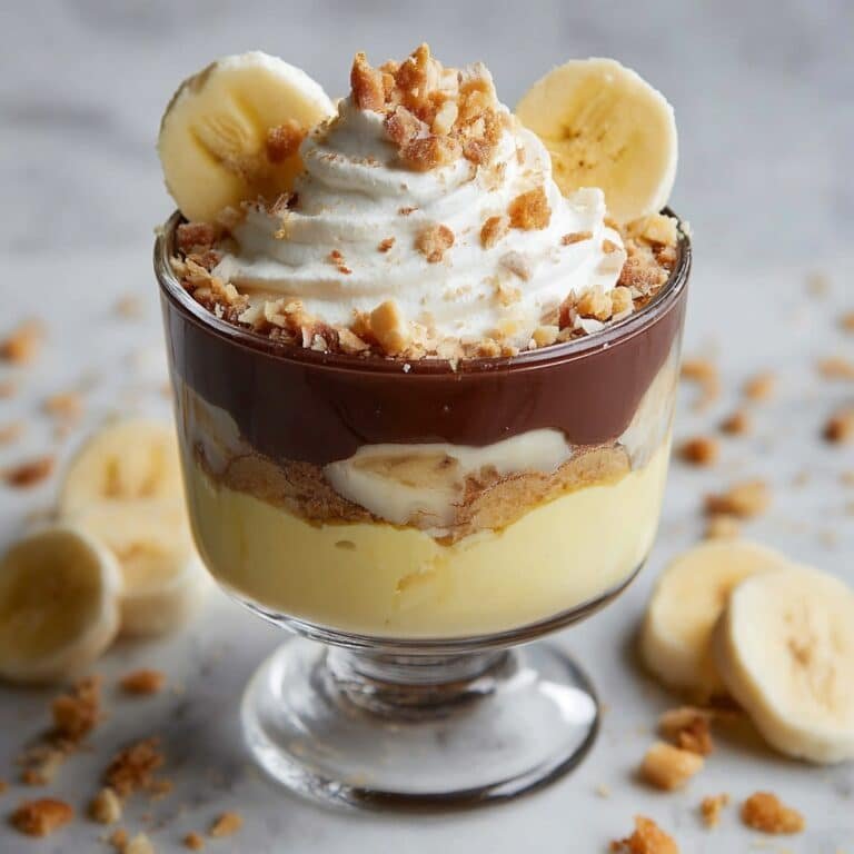 Chocolate Peanut Butter Banana Trifle Recipe