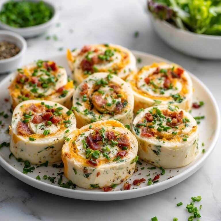 Bacon Cheddar Pinwheels Recipe